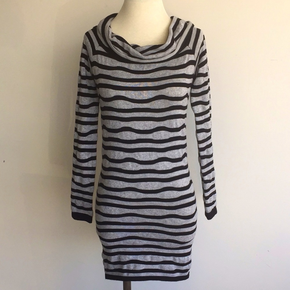 Striped Sweater BodyCon Dress